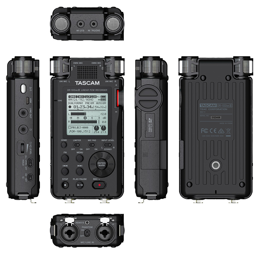 DR100MK3 攜帶型數位錄音機